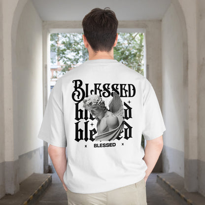 Blessed White Oversized Tshirt